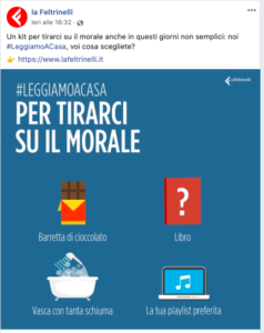 comunicazione di crisi per Feltrinelli