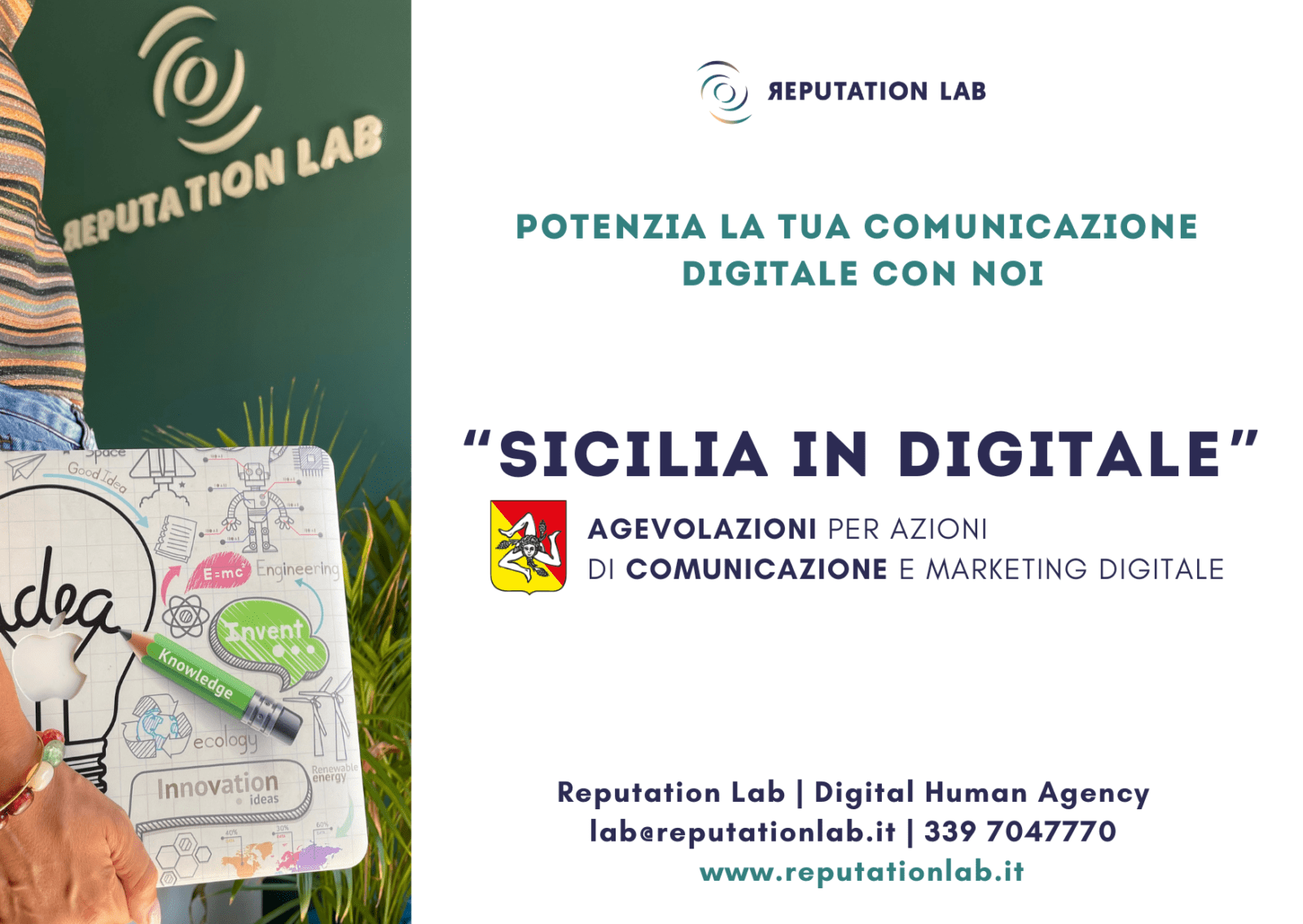 Sicilia in Digitale agevolazioni comunicazione e marketing digitale